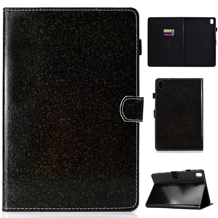 For Huawei MediaPad M6 8.4 Varnish Glitter Powder Horizontal Flip Leather Case with Holder & Card Slot