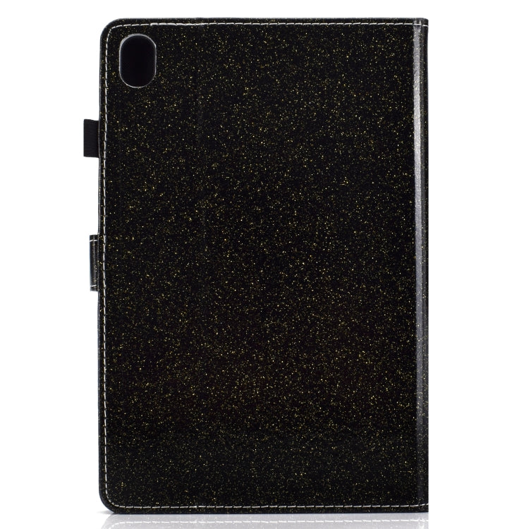 For Huawei MediaPad M6 8.4 Varnish Glitter Powder Horizontal Flip Leather Case with Holder & Card Slot