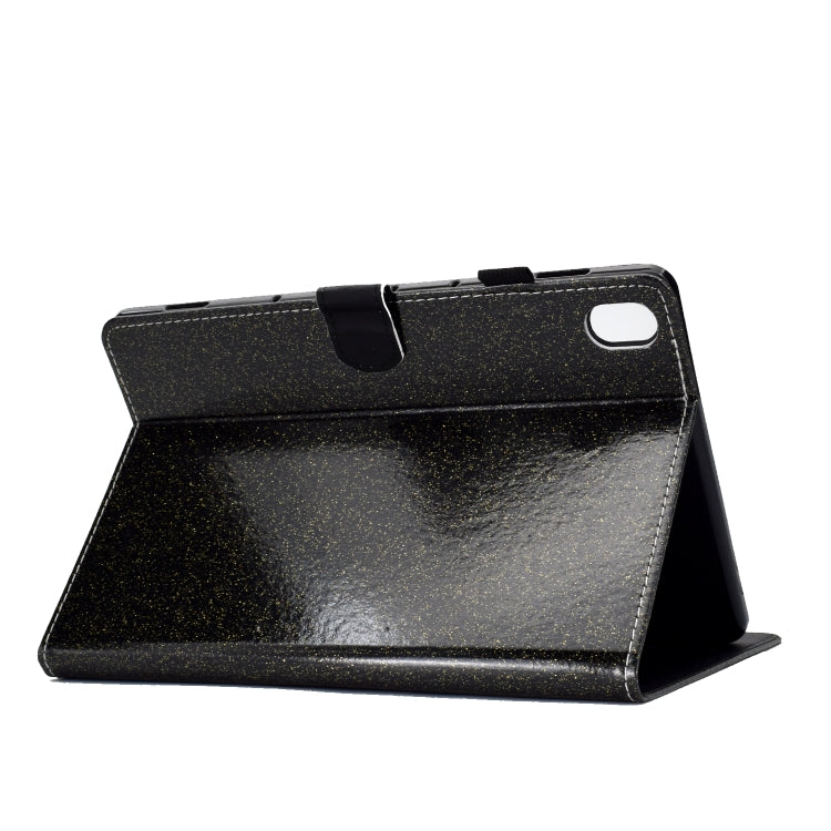 For Huawei MediaPad M6 8.4 Varnish Glitter Powder Horizontal Flip Leather Case with Holder & Card Slot