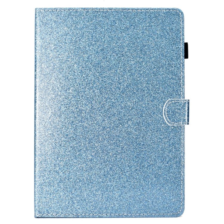 For iPad Pro 9.7 Varnish Glitter Powder Horizontal Flip Leather Case with Holder & Card Slot