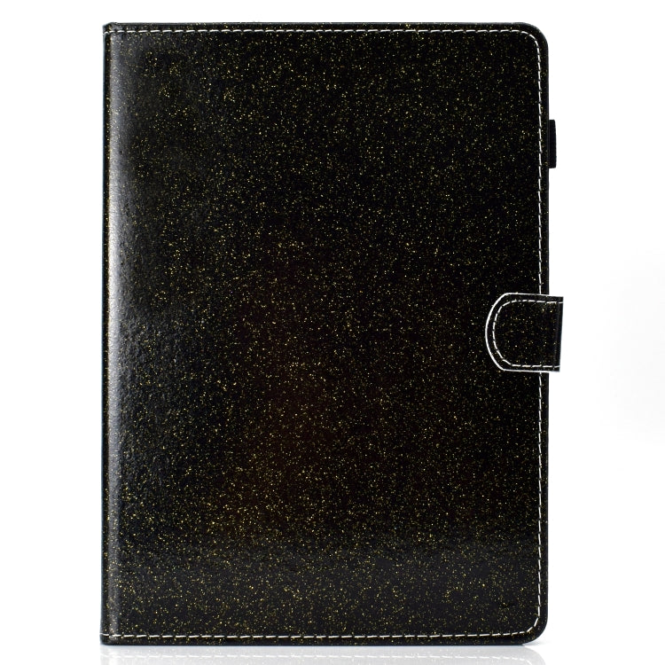 For iPad Pro 9.7 Varnish Glitter Powder Horizontal Flip Leather Case with Holder & Card Slot