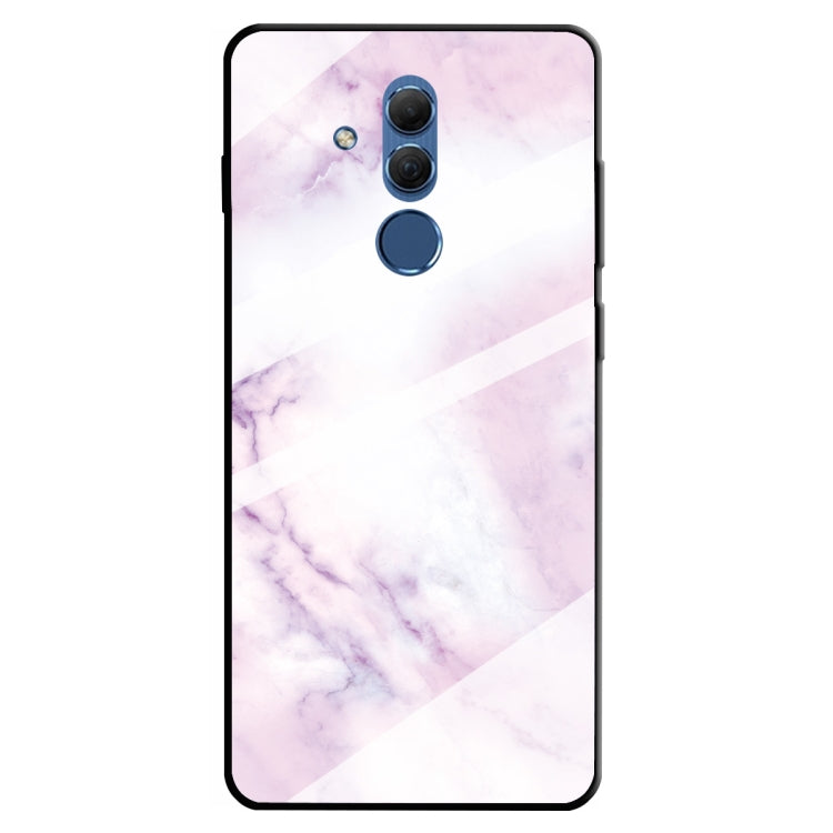 For Huawei Mate 20 Lite Marble Pattern Glass Protective Case