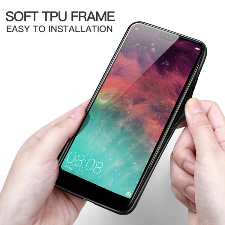 For Huawei Mate 20 Lite Marble Pattern Glass Protective Case