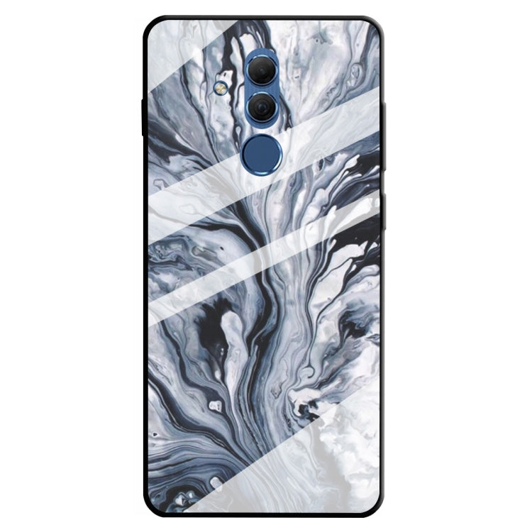 For Huawei Mate 20 Lite Marble Pattern Glass Protective Case