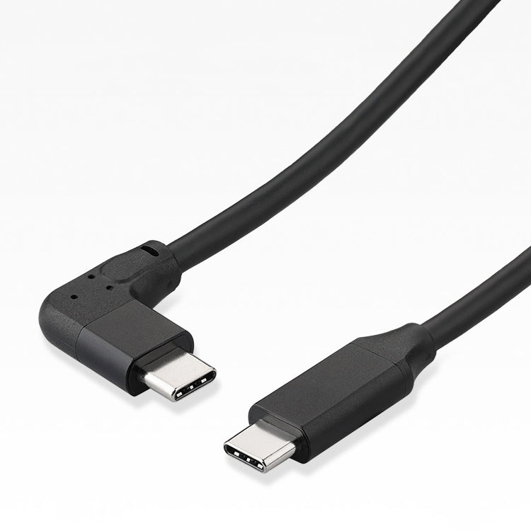 60W 3A USB-C / Type-C Male to USB-C / Type-C Elbow PD Fast Charging Magic Belt Cable, Cable Length:0.5m