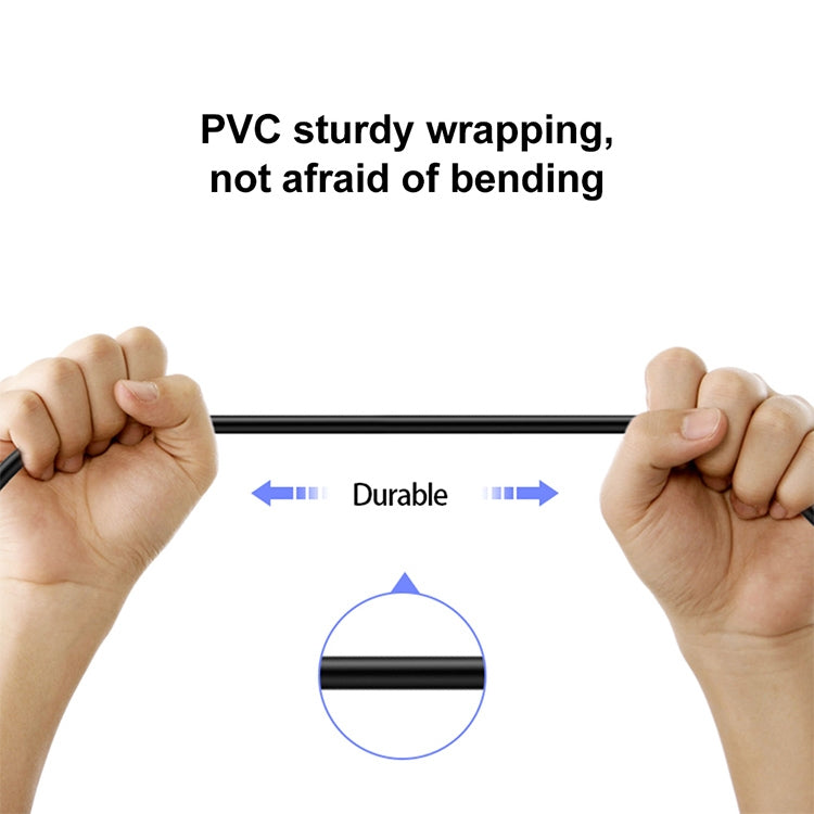 60W 3A USB-C / Type-C Male to USB-C / Type-C Elbow PD Fast Charging Magic Belt Cable, Cable Length:1m