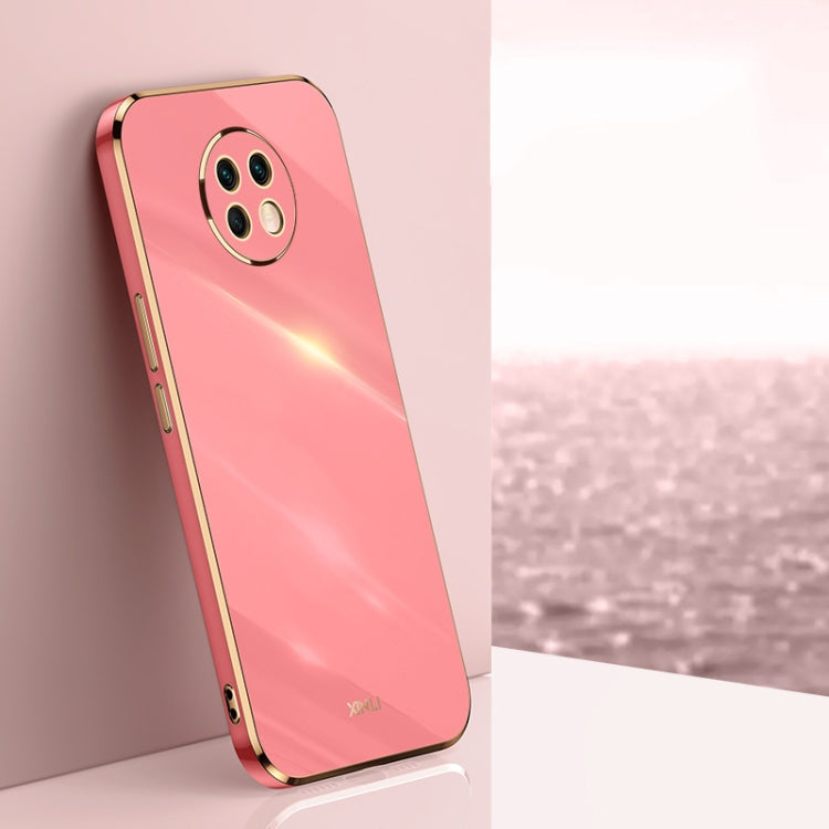 For Honor X20 XINLI Straight 6D Plating Gold Edge TPU Shockproof Case