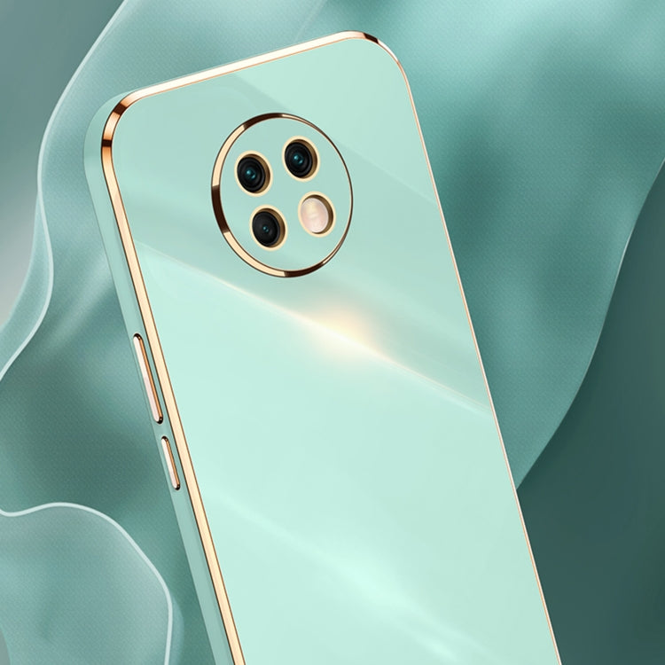 For Honor X20 XINLI Straight 6D Plating Gold Edge TPU Shockproof Case