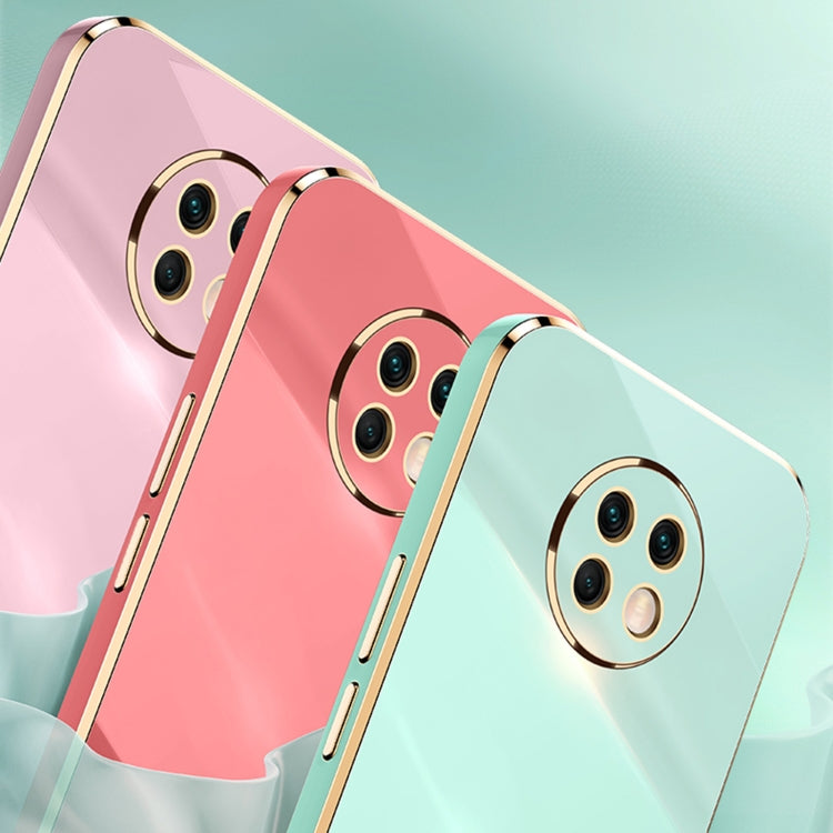 For Honor X20 XINLI Straight 6D Plating Gold Edge TPU Shockproof Case