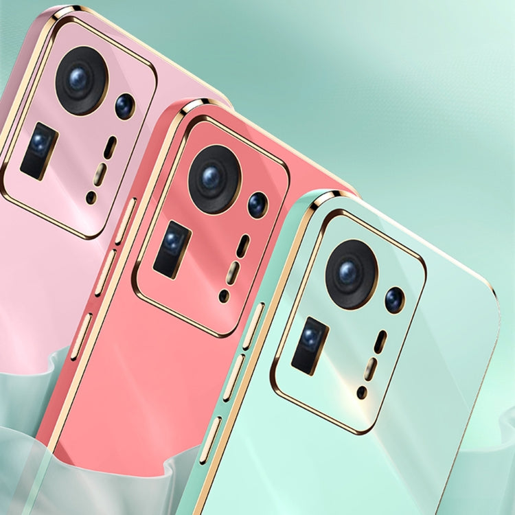 For Xiaomi Mi Mix 4 XINLI Straight 6D Plating Gold Edge TPU Shockproof Case