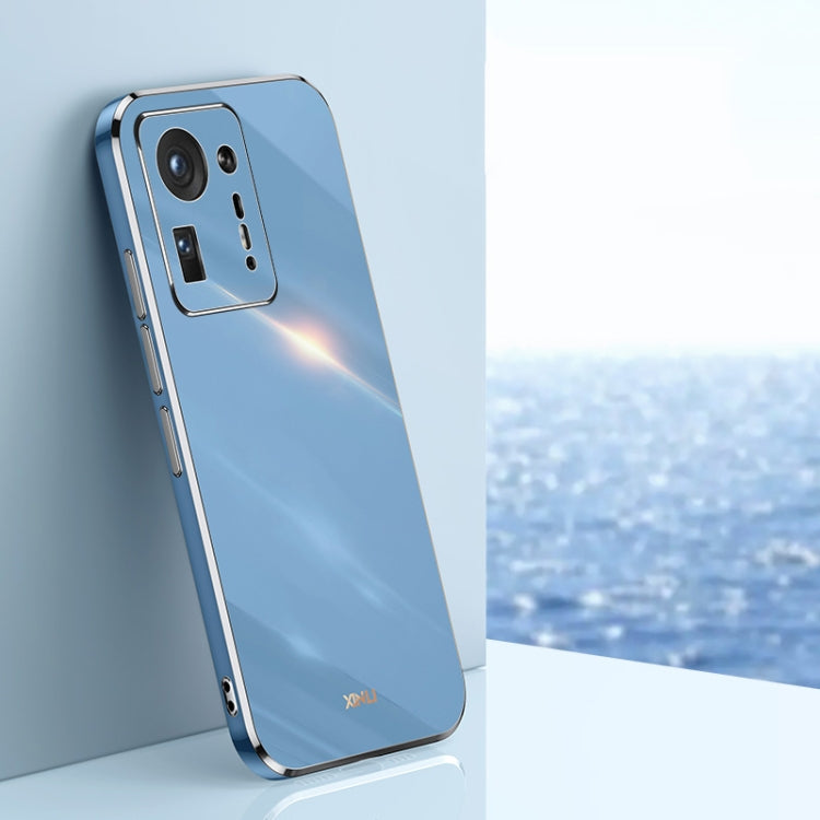 For Xiaomi Mi Mix 4 XINLI Straight 6D Plating Gold Edge TPU Shockproof Case
