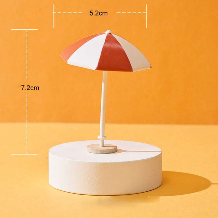 Miniature Beach Sun Umbrella Sandy Beach Landscape Decoration Photography Props