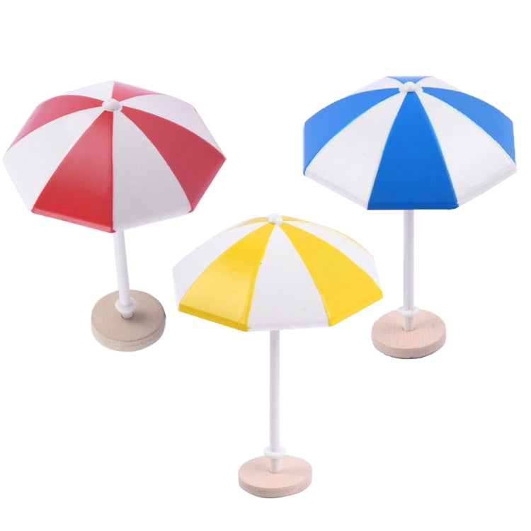 Miniature Beach Sun Umbrella Sandy Beach Landscape Decoration Photography Props