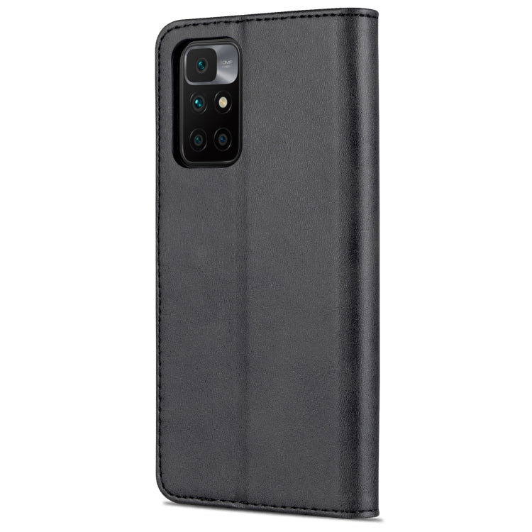 For Xiaomi Redmi 10 AZNS Skin Feel Calf Texture Horizontal Flip Leather Case with Card Slots & Holder & Wallet