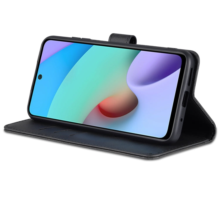 For Xiaomi Redmi 10 AZNS Skin Feel Calf Texture Horizontal Flip Leather Case with Card Slots & Holder & Wallet