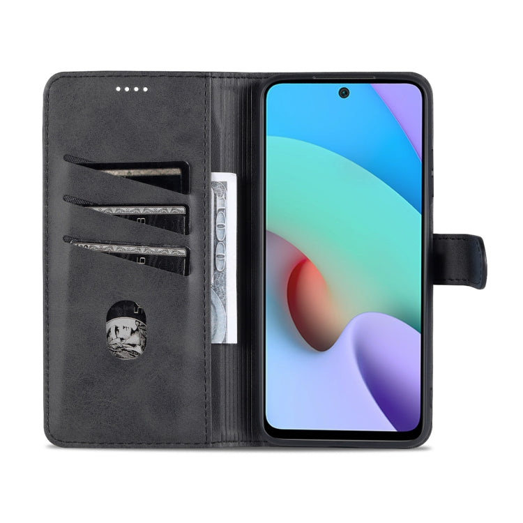 For Xiaomi Redmi 10 AZNS Skin Feel Calf Texture Horizontal Flip Leather Case with Card Slots & Holder & Wallet