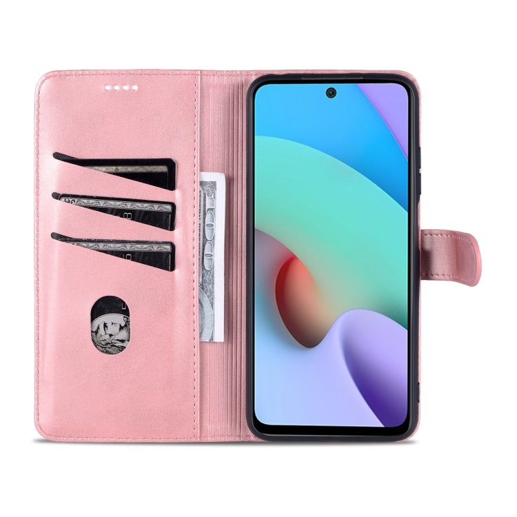 For Xiaomi Redmi 10 AZNS Skin Feel Calf Texture Horizontal Flip Leather Case with Card Slots & Holder & Wallet