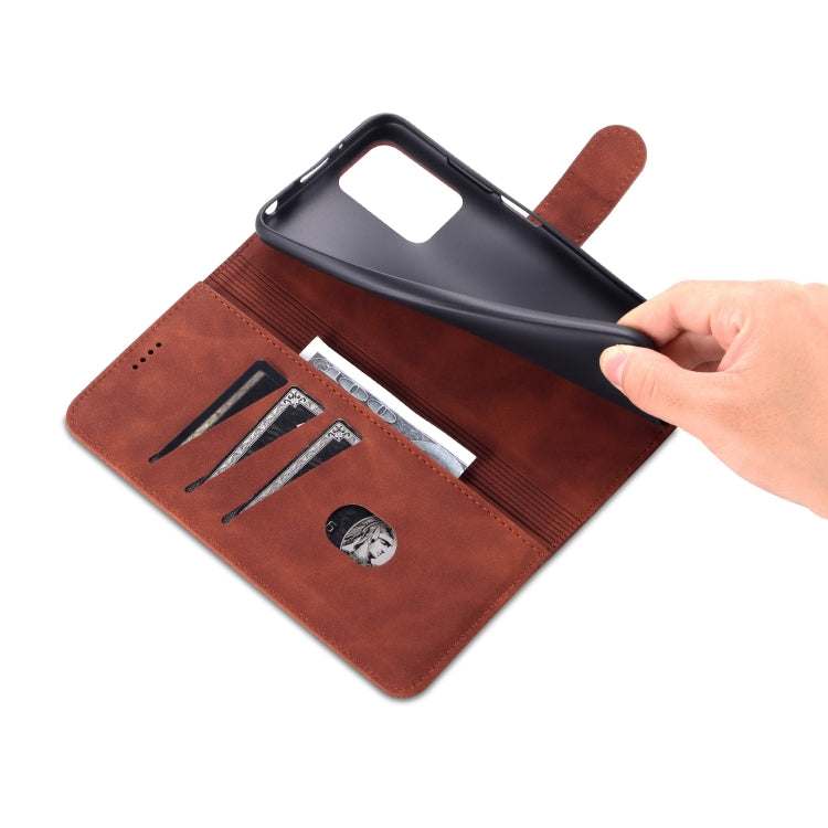 For Xiaomi Redmi 10 AZNS Skin Feel Calf Texture Horizontal Flip Leather Case with Card Slots & Holder & Wallet