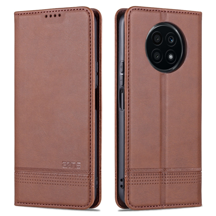 For Honor X20 AZNS Magnetic Calf Texture Horizontal Flip Leather Case with Card Slots & Holder & Wallet