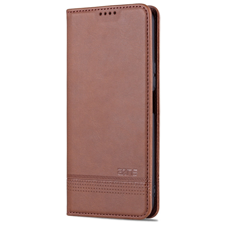 For Honor X20 AZNS Magnetic Calf Texture Horizontal Flip Leather Case with Card Slots & Holder & Wallet