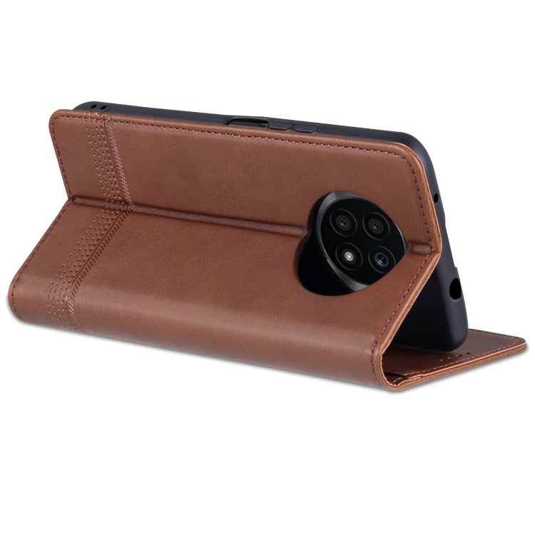 For Honor X20 AZNS Magnetic Calf Texture Horizontal Flip Leather Case with Card Slots & Holder & Wallet