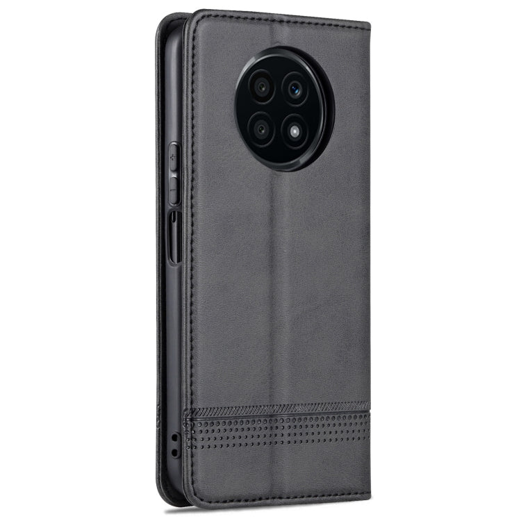 For Honor X20 AZNS Magnetic Calf Texture Horizontal Flip Leather Case with Card Slots & Holder & Wallet