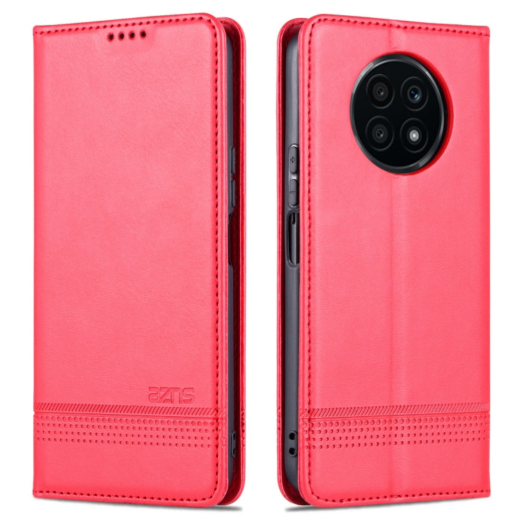 For Honor X20 AZNS Magnetic Calf Texture Horizontal Flip Leather Case with Card Slots & Holder & Wallet