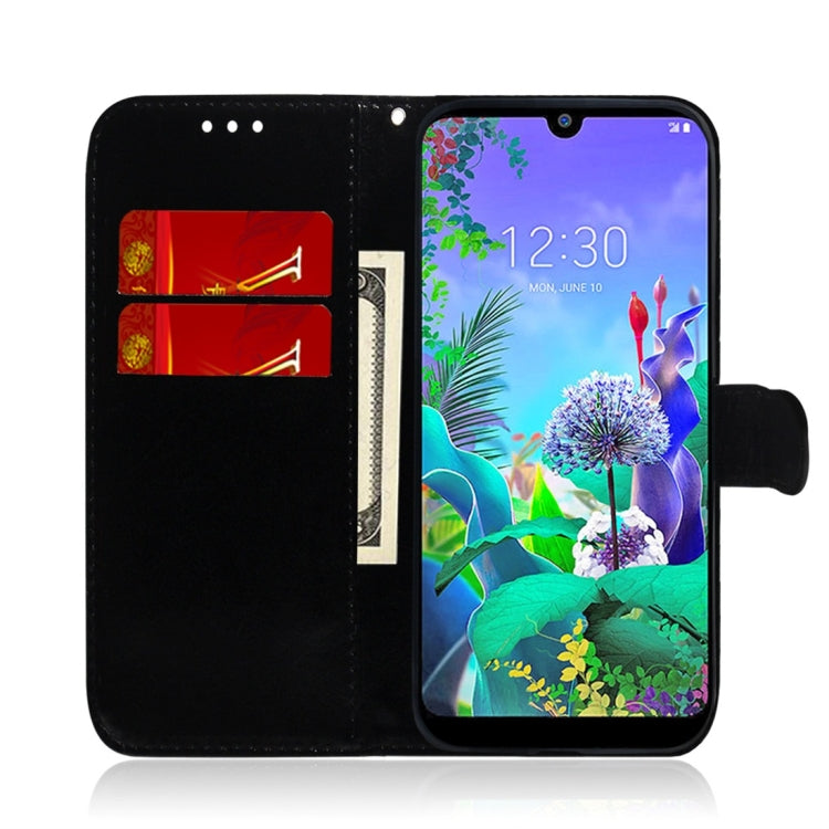 For LG Q60 Imitated Mirror Surface Horizontal Flip Leather Case with Holder & Card Slots & Wallet & Lanyard