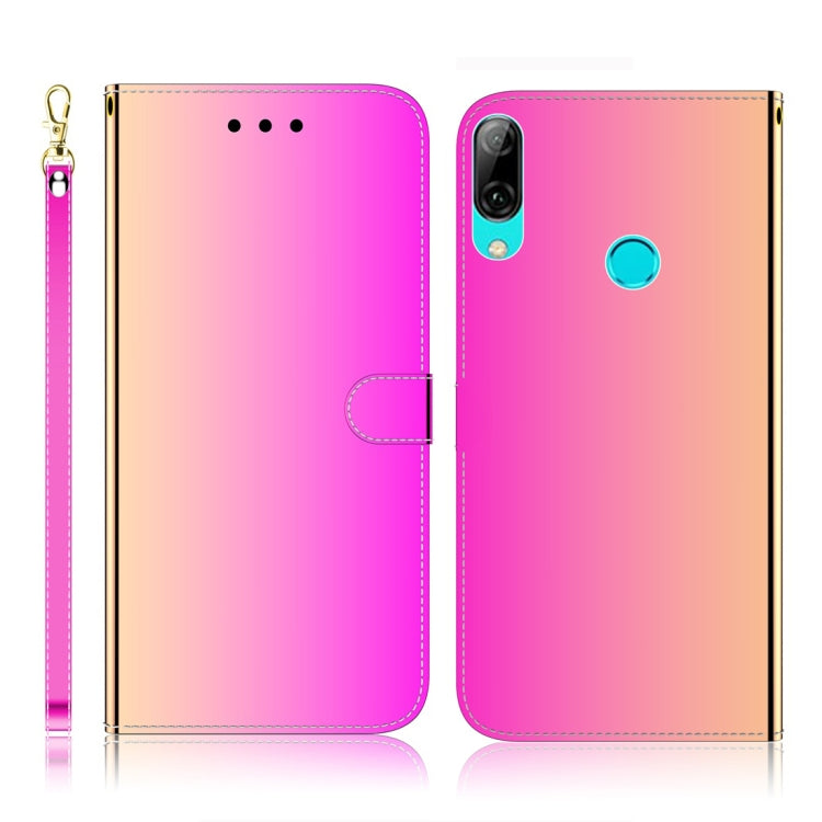 For Huawei P Smart (2019) Imitated Mirror Surface Horizontal Flip Leather Case with Holder & Card Slots & Wallet & Lanyard