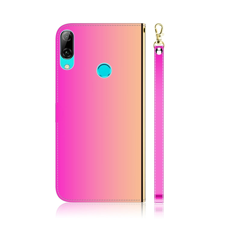 For Huawei P Smart (2019) Imitated Mirror Surface Horizontal Flip Leather Case with Holder & Card Slots & Wallet & Lanyard