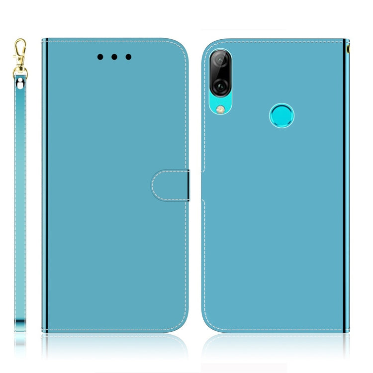 For Huawei P Smart (2019) Imitated Mirror Surface Horizontal Flip Leather Case with Holder & Card Slots & Wallet & Lanyard