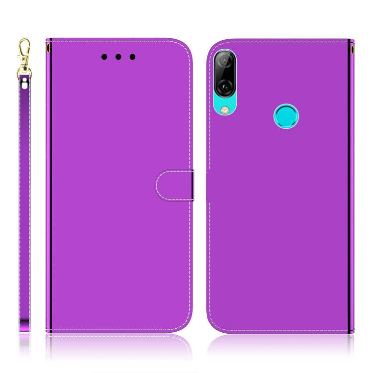 For Huawei P Smart (2019) Imitated Mirror Surface Horizontal Flip Leather Case with Holder & Card Slots & Wallet & Lanyard