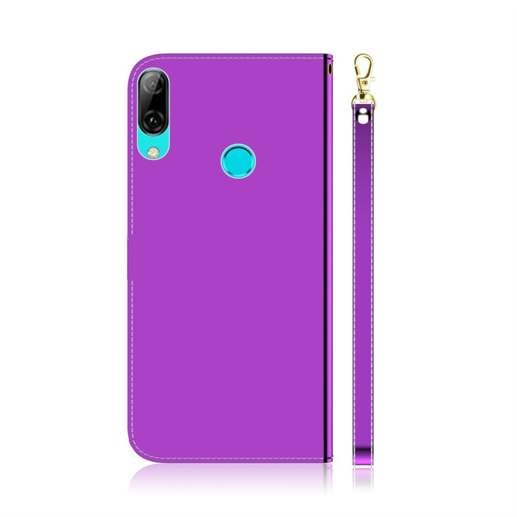 For Huawei P Smart (2019) Imitated Mirror Surface Horizontal Flip Leather Case with Holder & Card Slots & Wallet & Lanyard
