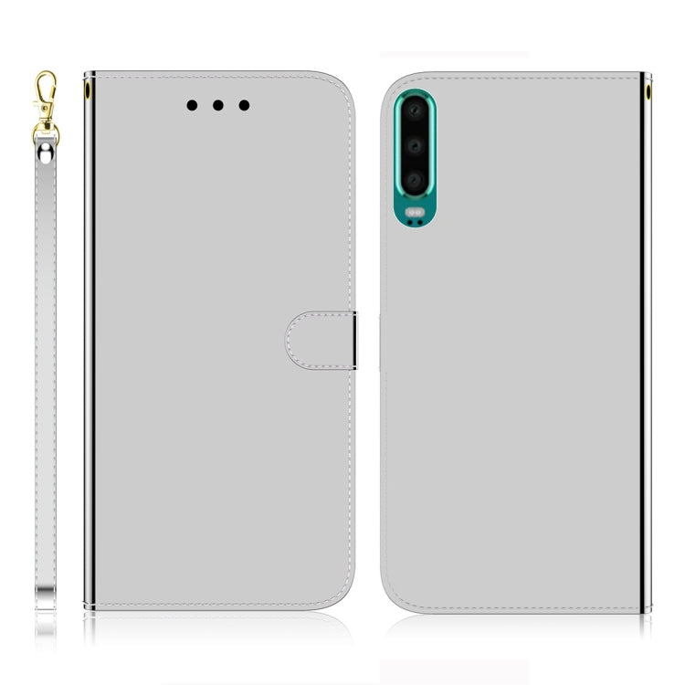 For Huawei P30 Imitated Mirror Surface Horizontal Flip Leather Case with Holder & Card Slots & Wallet & Lanyard