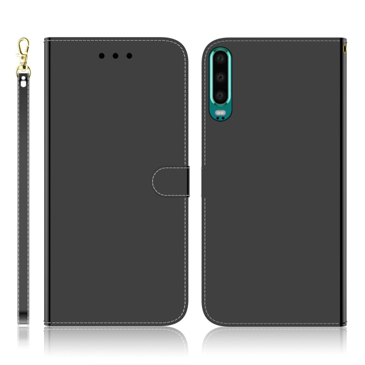 For Huawei P30 Imitated Mirror Surface Horizontal Flip Leather Case with Holder & Card Slots & Wallet & Lanyard