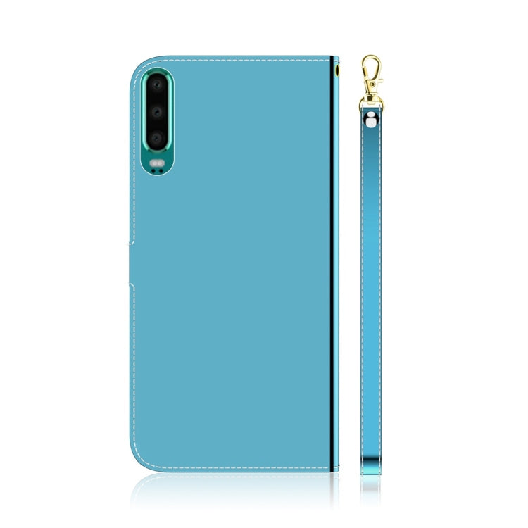 For Huawei P30 Imitated Mirror Surface Horizontal Flip Leather Case with Holder & Card Slots & Wallet & Lanyard