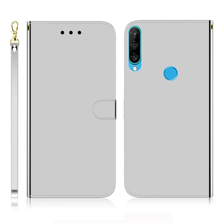 For Huawei P30 Lite / Nova 4e Imitated Mirror Surface Horizontal Flip Leather Case with Holder & Card Slots & Wallet & Lanyard