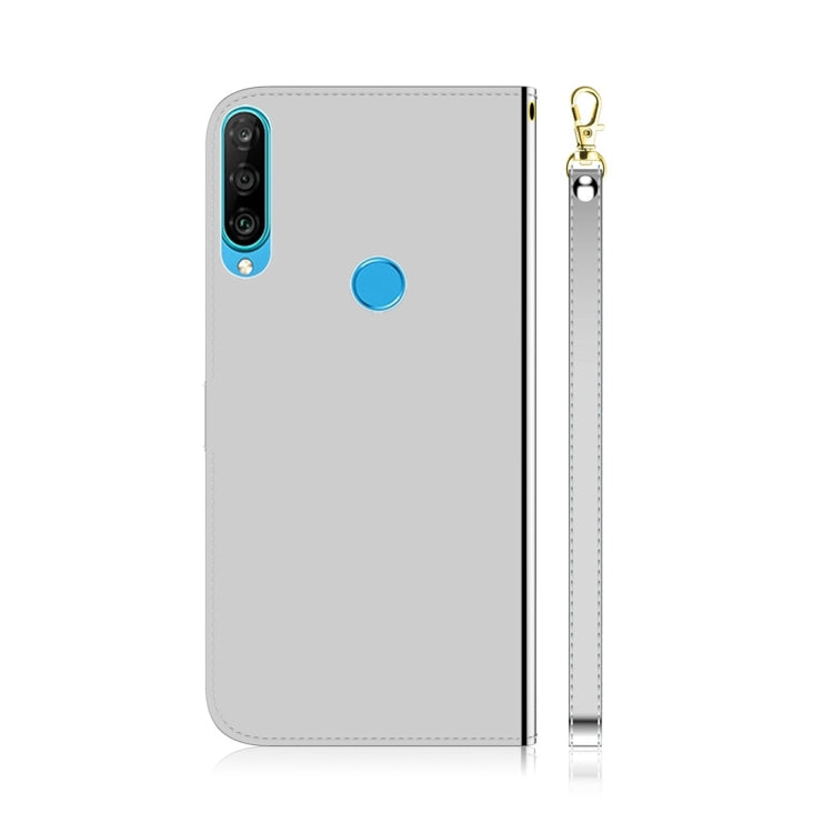 For Huawei P30 Lite / Nova 4e Imitated Mirror Surface Horizontal Flip Leather Case with Holder & Card Slots & Wallet & Lanyard
