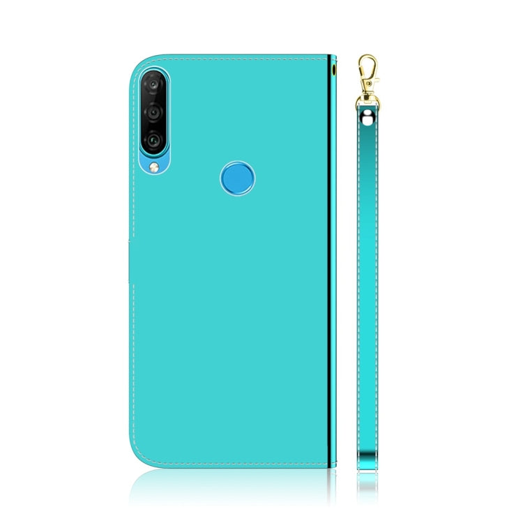 For Huawei P30 Lite / Nova 4e Imitated Mirror Surface Horizontal Flip Leather Case with Holder & Card Slots & Wallet & Lanyard