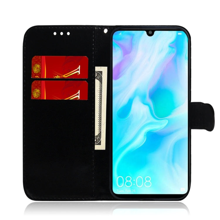 For Huawei P30 Lite / Nova 4e Imitated Mirror Surface Horizontal Flip Leather Case with Holder & Card Slots & Wallet & Lanyard