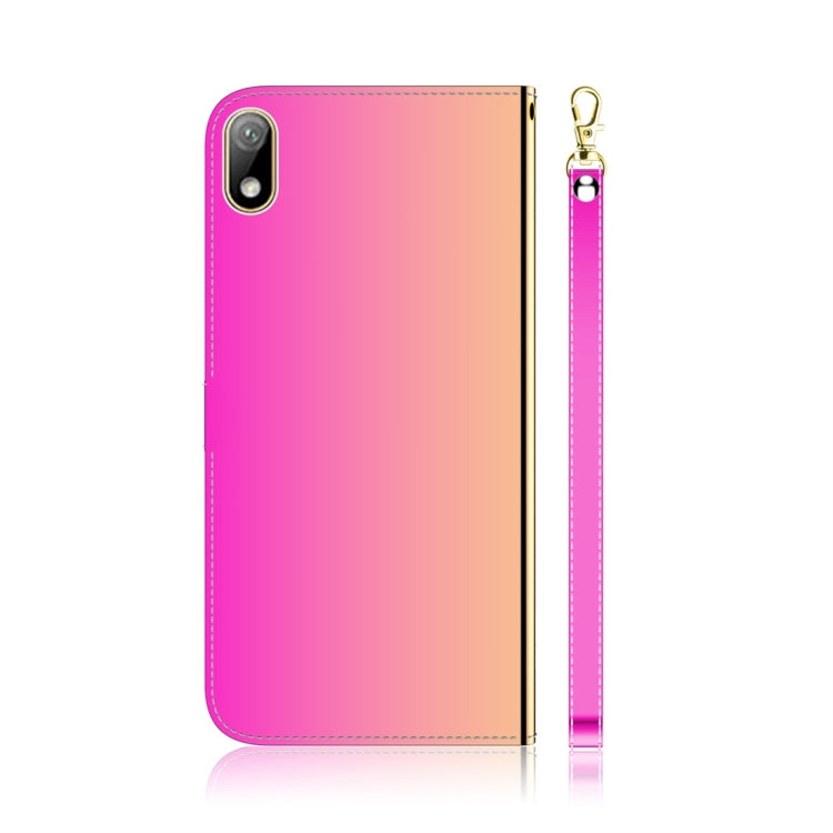 For Huawei Y5 (2019) / Honor 8s Imitated Mirror Surface Horizontal Flip Leather Case with Holder & Card Slots & Wallet & Lanyard