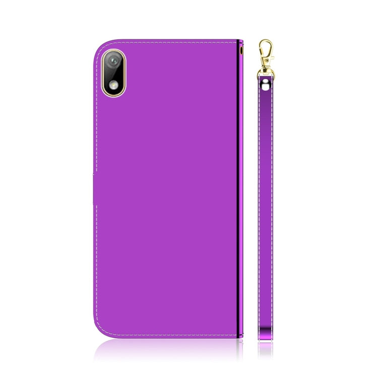 For Huawei Y5 (2019) / Honor 8s Imitated Mirror Surface Horizontal Flip Leather Case with Holder & Card Slots & Wallet & Lanyard