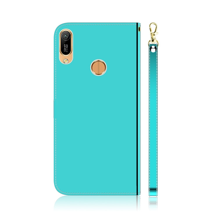 For Huawei Y6 (2019) Imitated Mirror Surface Horizontal Flip Leather Case with Holder & Card Slots & Wallet & Lanyard