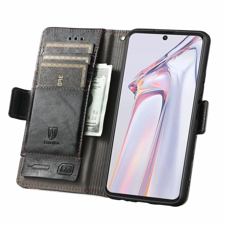 For Blackview A100 CaseNeo Business Splicing Dual Magnetic Buckle Horizontal Flip PU Leather Case with Holder & Card Slots & Wallet
