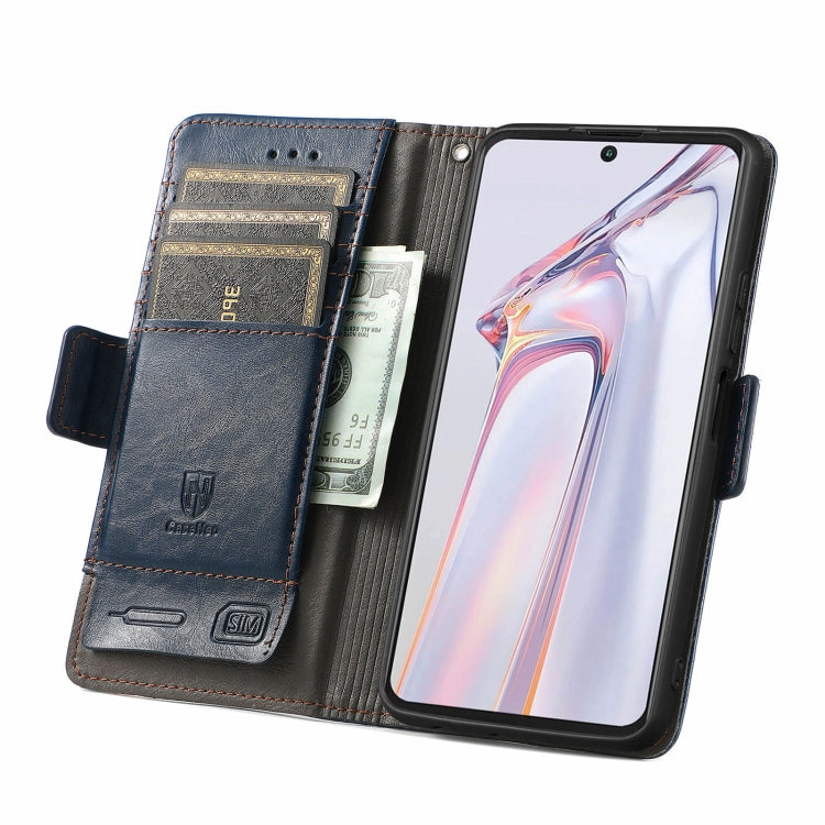 For Blackview A100 CaseNeo Business Splicing Dual Magnetic Buckle Horizontal Flip PU Leather Case with Holder & Card Slots & Wallet