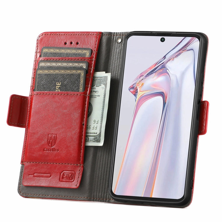 For Blackview A100 CaseNeo Business Splicing Dual Magnetic Buckle Horizontal Flip PU Leather Case with Holder & Card Slots & Wallet