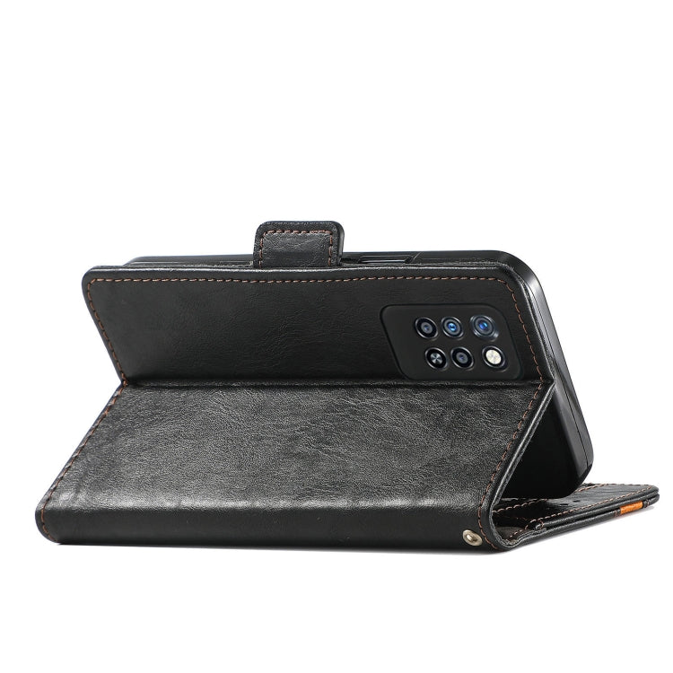 For Infinix Note 10 Pro CaseNeo Business Splicing Dual Magnetic Buckle Horizontal Flip PU Leather Case with Holder & Card Slots & Wallet