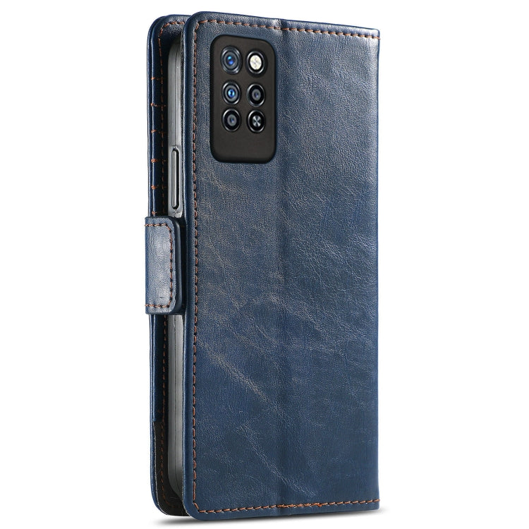For Infinix Note 10 Pro CaseNeo Business Splicing Dual Magnetic Buckle Horizontal Flip PU Leather Case with Holder & Card Slots & Wallet