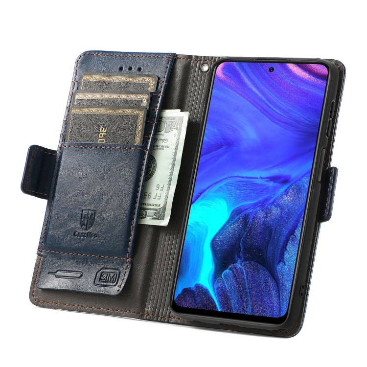 For Infinix Note 10 Pro CaseNeo Business Splicing Dual Magnetic Buckle Horizontal Flip PU Leather Case with Holder & Card Slots & Wallet