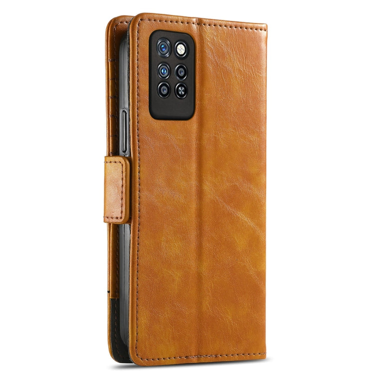 For Infinix Note 10 Pro CaseNeo Business Splicing Dual Magnetic Buckle Horizontal Flip PU Leather Case with Holder & Card Slots & Wallet